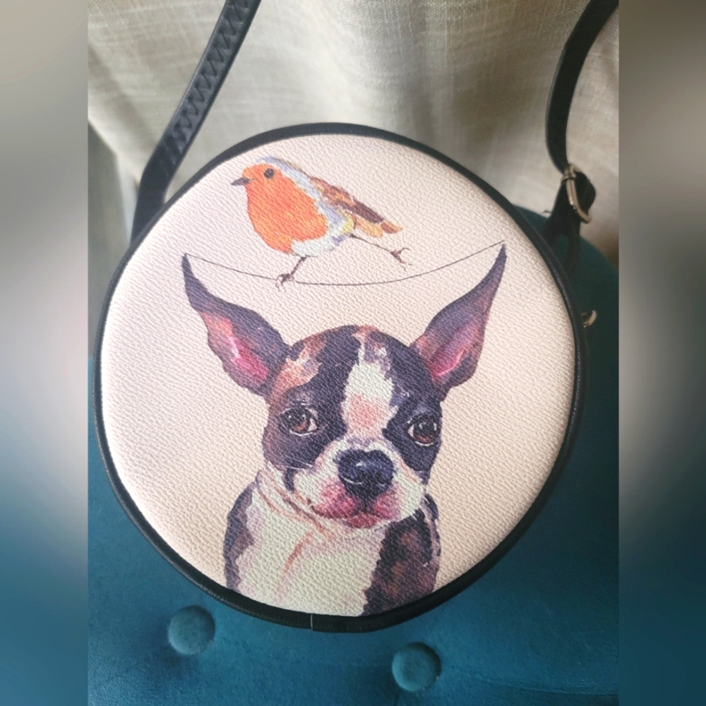 Ashley M. Artist Series Frenchie Watercolor Crossbody - Picture 3 of 10